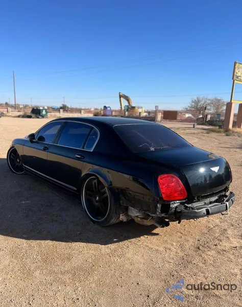 2007 Bentley Continental Flying Spur из США, поврежденный, VIN SCBBR93W378041112